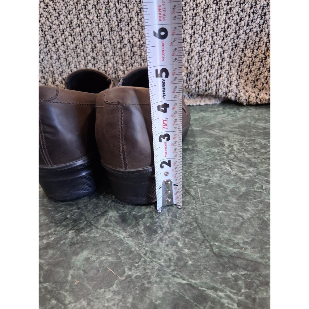Keen Mora Button 1014106 Clogs Womens Sz 10 Brown Leather Slip On Casual Shoes - Picture 6 of 10
